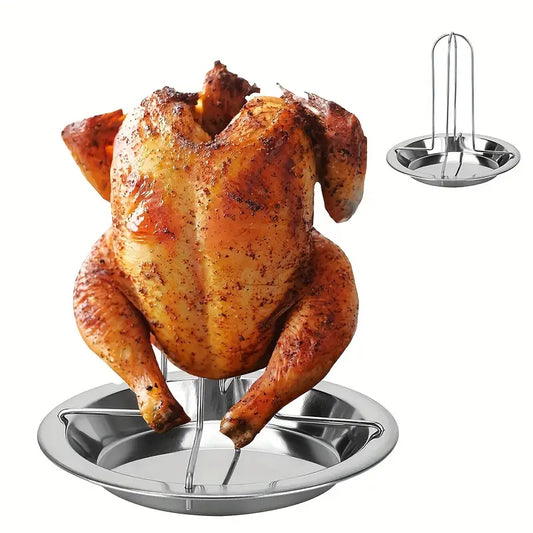 Non-Stick Carbon Steel Chicken Roaster Rack