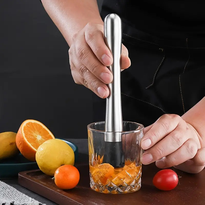 1pc Stainless Steel Cocktail Muddler